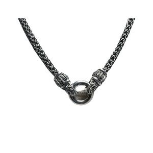 Sterling Silver‎ Wheat Weave Necklace